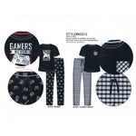 Load image into Gallery viewer, Men's Two Piece Peached Jersey Knit Pajama Set with T-Shirt