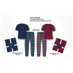 Load image into Gallery viewer, Men's Two Piece Pressed Micropolar Pajama Set with T-Shirt (Gift Packaged)