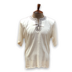 Load image into Gallery viewer, Men's Budget Friendly Short Sleeved Cotton Caftan T-Shirt with Embroidery