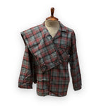 Load image into Gallery viewer, Men's Two Piece Flannel Pajama Set with Matching Bottoms