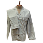 Load image into Gallery viewer, Men's Two Piece Poly Cotton Pajama Set with Matching Pants