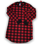 Load image into Gallery viewer, Women's Micropolar Sleepshirt with Plaid Print