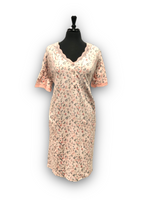 Load image into Gallery viewer, Women's Peached Jersey Sleep Shirt with Buttons & Lace