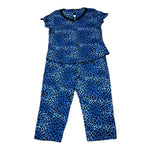 Load image into Gallery viewer, Women's Two Piece Peachy Knit Pajama Set with Capris Pants
