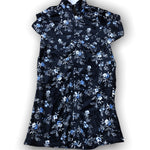 Load image into Gallery viewer, Women's Plush Flannel Zip-up Short Robe with Sherpa Trim