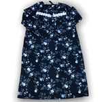 Load image into Gallery viewer, Women's Long Sleeve Micropolar Gown with Ribbon-Run & Lace Trim