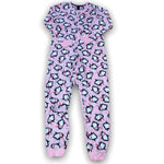 Load image into Gallery viewer, Women's Micropolar Onesie with Zip-up Front & Crew Neckline