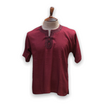 Load image into Gallery viewer, Men's Budget Friendly Short Sleeved Cotton Caftan T-Shirt with Embroidery