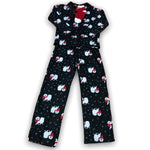 Load image into Gallery viewer, Women's Three Piece Micropolar Notched Pajama Set with Socks