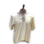 Load image into Gallery viewer, Men's Budget Friendly Short Sleeved Cotton Caftan T-Shirt with Embroidery