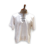 Load image into Gallery viewer, Men's Budget Friendly Short Sleeved Cotton Caftan T-Shirt with Embroidery