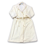 Load image into Gallery viewer, Women's Poly Cotton Terry Cloth Bath Robe with Frilled Collar