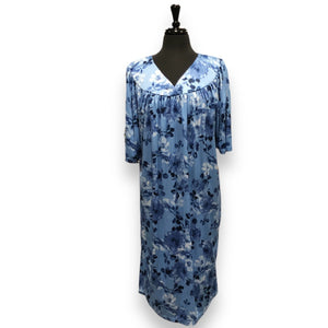 Women's Polyester Printed Short Caftans with V-Yoke