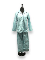 Load image into Gallery viewer, Women&#39;s Two Piece Micropolar Flannel Pajama Set with Satin Trim
