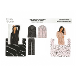Load image into Gallery viewer, Women's Peached Jersey Knit Notched Collar PJ Set with Chest Pocket
