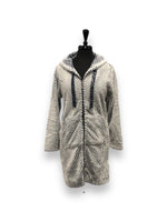 Load image into Gallery viewer, BULK BUY - Women's Plush Flannel Full Zip Hoodie Robe wit Kangaroo Pockets (6-Pack)

