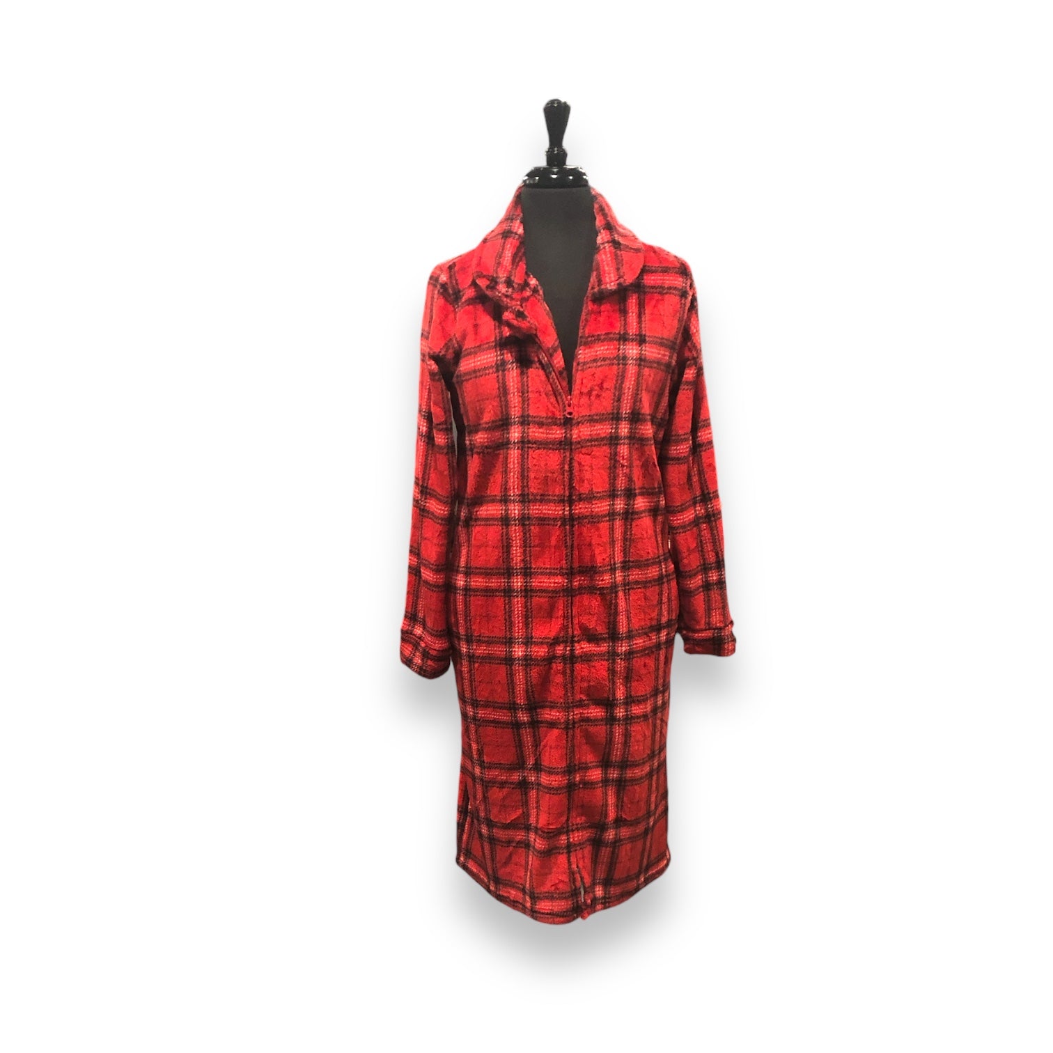 BULK BUY - Women's Plush Micropolar Robe with Zip Front (6-Pack)