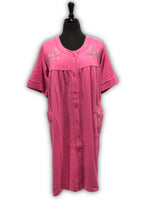 Load image into Gallery viewer, BULK BUY - Women's Poly Cotton Button-Up Duster with Short Sleeves &amp; Side Pockets (8-Pack)
