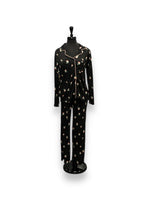 Load image into Gallery viewer, Women's Peached Jersey Knit Notched Collar PJ Set
