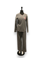 Load image into Gallery viewer, Women's Micropolar Henley PJ Set with 1/2 Placket (GIFT PACKAGED)
