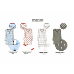 Load image into Gallery viewer, Women's Micropolar Sleep Shirt with 1/2 Placket &amp; Picot Edging
