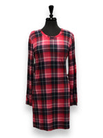 Load image into Gallery viewer, Women's Peached Jersey Knit Sleep Shirt with Bow &amp; Back Twill Taping
