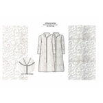 Load image into Gallery viewer, Women's Jacquard Burn-Out Plush-Flannel Robe with Zipper Front
