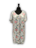 Load image into Gallery viewer, BULK BUY - Women's Peached Jersey Knit Sleepshirt with Drop Shoulders &amp; Lace Trim (6-Pack or 3-Pack)
