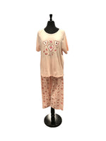 Load image into Gallery viewer, Women's 100% Cotton Capri Sets with Screen prints
