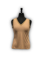 Load image into Gallery viewer, Women's Spandex Viscose Camisole with Lace
