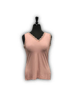 Load image into Gallery viewer, Women's Spandex Viscose Camisole with Lace
