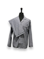 Load image into Gallery viewer, Men's Two Piece Poly Cotton Pajama Set with Notched Collar &amp; Chest Pocket

