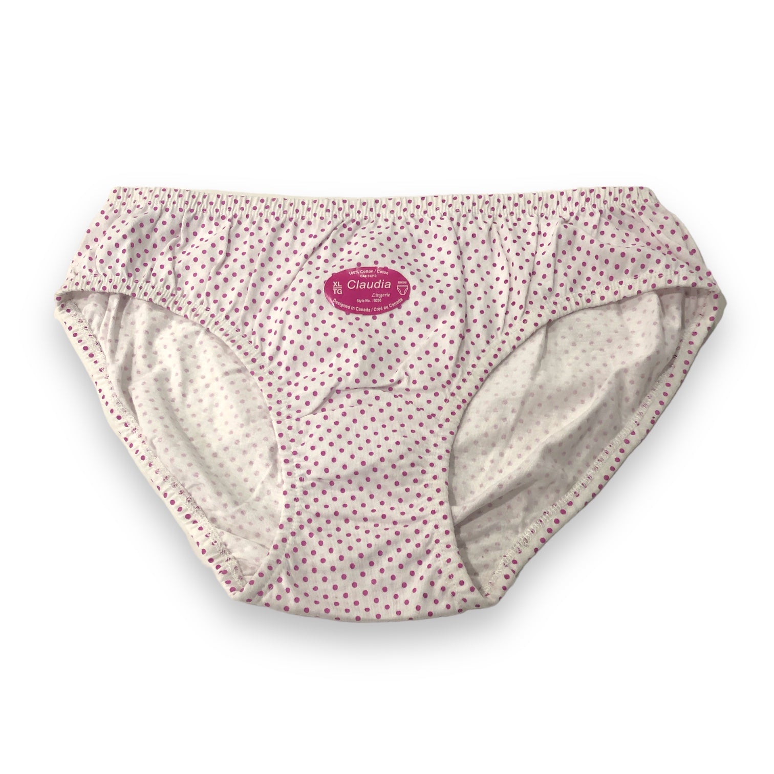 Women's 100% Cotton Pattern Underwear (12-Pack)