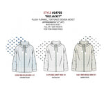 Load image into Gallery viewer, BULK BUY - Women's Plush Flannel Textured Hoodie Bed Jacket with Zip Front &amp; Pockets (6-Pack)
