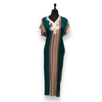 Load image into Gallery viewer, Women&#39;s Cotton Budget Friendly Everyday Multicolor &amp; V-Pattern Caftans
