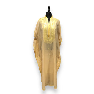 Women's Cotton Budget Friendly Everyday Multicolor & V-Pattern Caftans