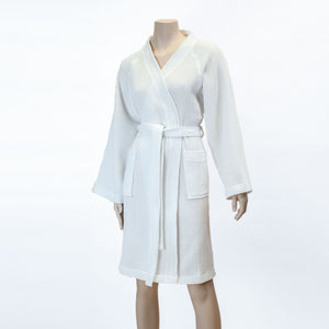 Unisex 100% Cotton Luxurious Terry/Waffle Bath Robe