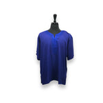Load image into Gallery viewer, Men&#39;s Budget Friendly Short Sleeved Cotton Caftan T-Shirt with Embroidery
