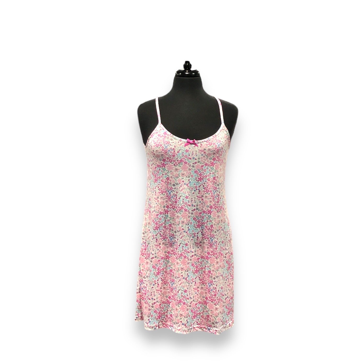 Women's Poly Spandex Knit Printed Chemise