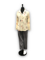 Load image into Gallery viewer, Women&#39;s Two Piece Poly Cotton Notched Collar Pajama Sets
