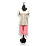 Load image into Gallery viewer, Women&#39;s Peached Capri Set with Short Sleeves
