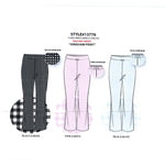 Load image into Gallery viewer, Women&#39;s Peached Jersey Knit Flared Long Sleep Pants
