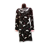 Load image into Gallery viewer, BULK BUY - Women&#39;s Plush Flannel Printed Long-Sleeved Nightshirt (6-Pack)
