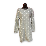 Load image into Gallery viewer, Women&#39;s Plush Micropolar Printed Long-Sleeved Nightshirt

