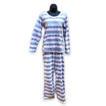 Load image into Gallery viewer, Women&#39;s Two Piece Micropolar Printed Pajama Set with Kangaroo Pouch
