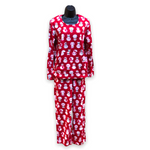 Load image into Gallery viewer, BULK BUY - Women&#39;s Two Piece Micropolar Printed Pajama Set with Kangaroo Pouch (6-Pack or 3-Pack)
