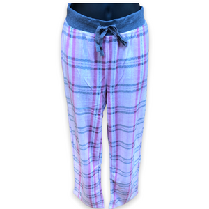 BULK BUY - Women's Micropolar Printed Sleep Pants with Rib Waistband (6-Pack or 3-Pack)