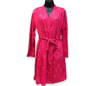Women's Peached Jersey Robes with Long Sleeves