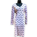 Load image into Gallery viewer, Women&#39;s Polyester Long Sleeved Nightgowns
