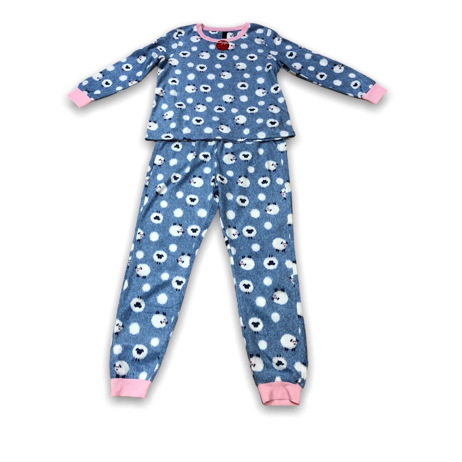 Women's Polyester Micropolar Pajama Gift Set with Cuffs